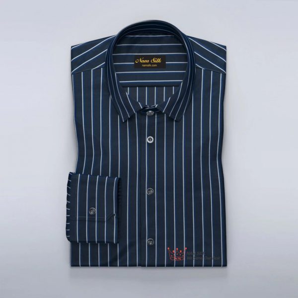 Navy-dress-shirt-with-stripes-in-blue-white-1